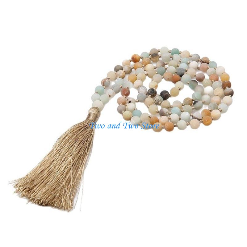 HX6F Bohemian Beaded Necklace Bangle Accessory Hand Chain for Fashion Lover