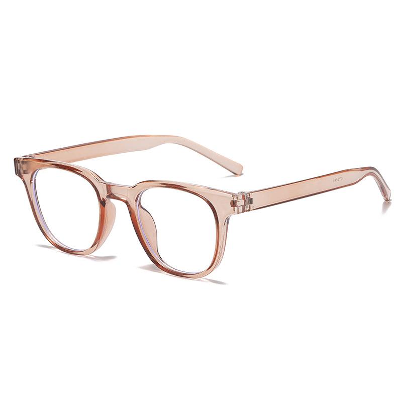 545 Fashion Street Shot Small Frame Flat Mirror 2024 New High-End Fashion Commuter Anti-Blue Light Glasses Frame