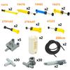 MOC Technical Pneumatic Pump and Air Tank Cylinder Set Reinforced Block Parts 19476