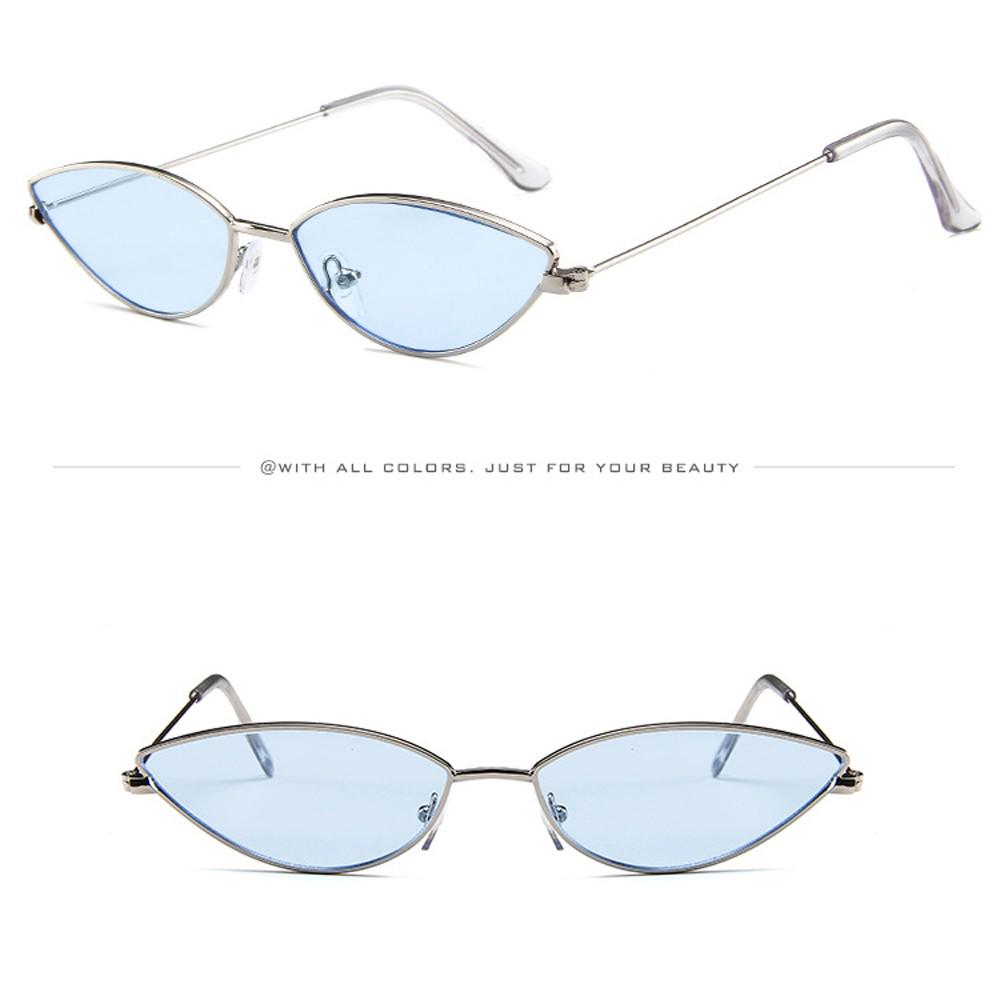 

Мужские женские маленькие оправы «кошачий глаз» овальные ретро винтажные солнцезащитные очки One Size
