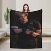 Resident Leon Kennedy Blankets Eviled Horror Game Flannel Awesome Breathable Throw Blanket for Bedding Lounge Autumn/Winter