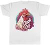 Funny Cluck Off Unisexs TShirt Angry Chicken Joke Tee Gift