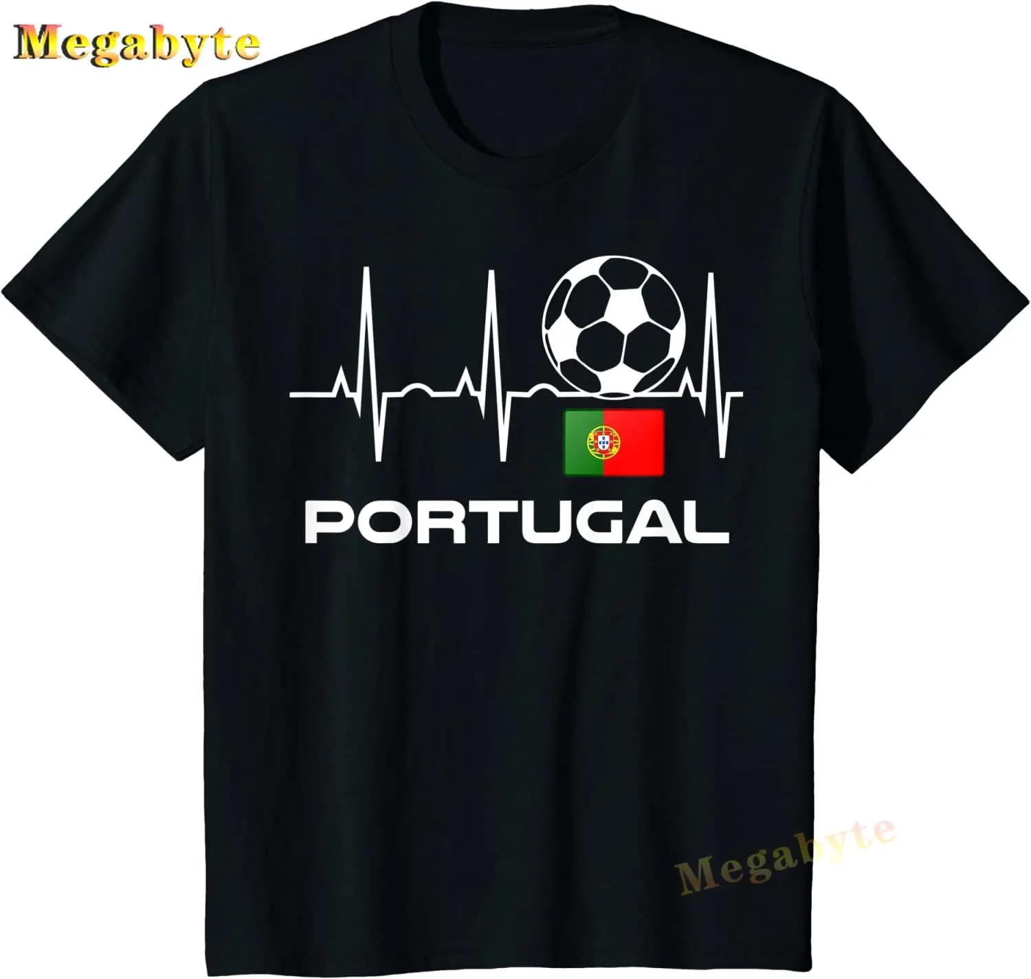 Футболка с флагом Португалии Футболка с флагом футбола для любителей футбола Пользовательская унисекс футболка Унисекс Женская Детская Мальчики Девочки Футболка S