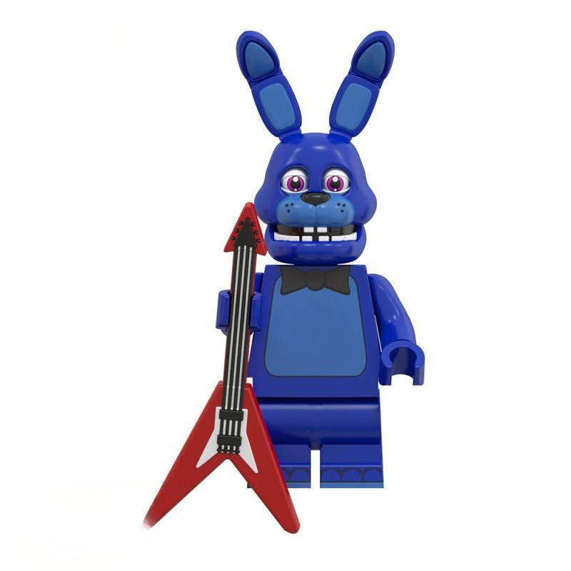 Mini Bricks Bonnie Decoration Piece Construction Block Games Figure Chica Foxy Bear Freddy Fazbear Plaything Accessories Party Presents