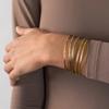 Yori High Quality Stainless Steel Metal Bracelet Bangle Waterproof Texture Personalized Unisex Jewelry Bijoux Wholesale