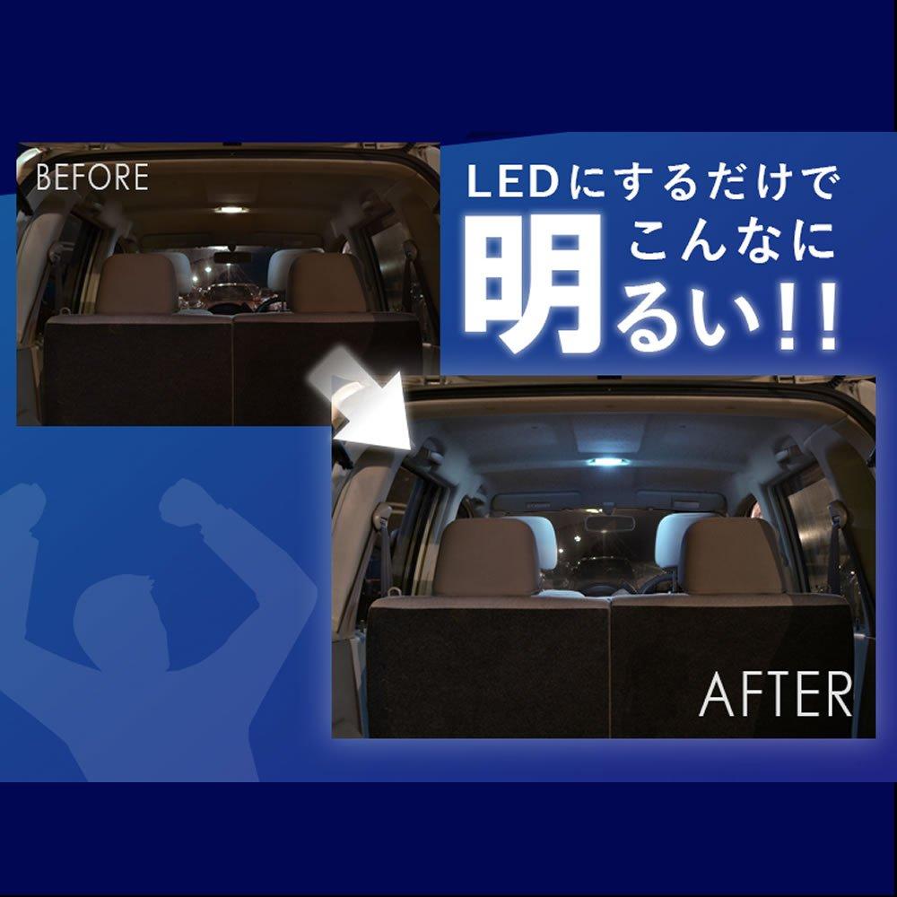 T10 31mm LED Set of for Room Lamps Fcl. Bulbs, 12-LED Bulb, 2,