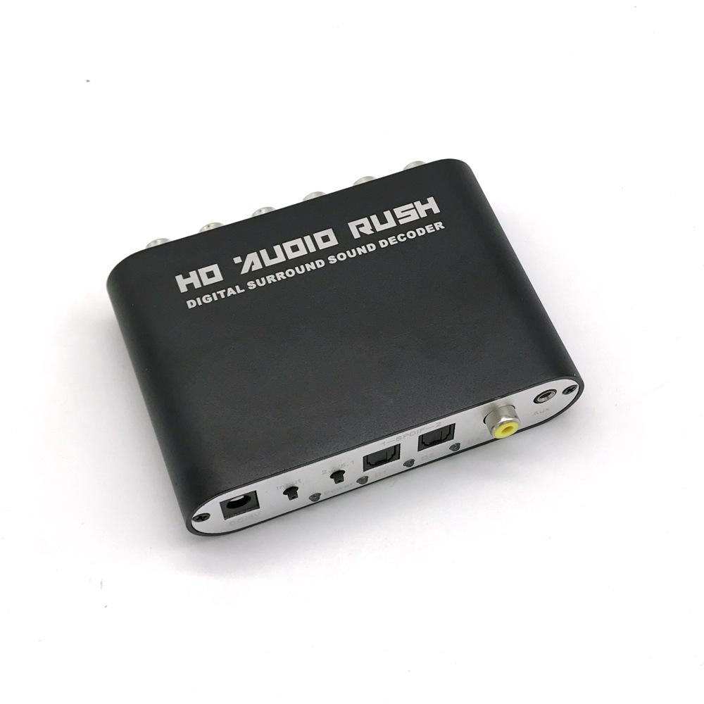 

5.1-канальный аудиодекодер DTS Dolby AC3: Оптический/Коаксиальный на Звуковую карту. Bare Machine (No Packaging) чёрный