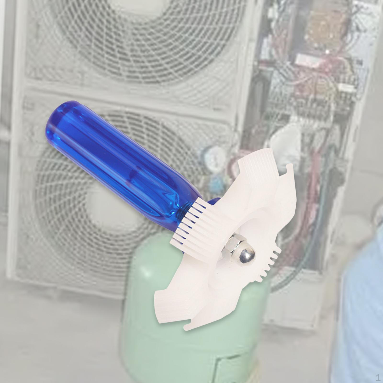 

Инструмент для чистки радиатора кондиционера с гребнем и щеткой 4,3x3,3 дюйма синий