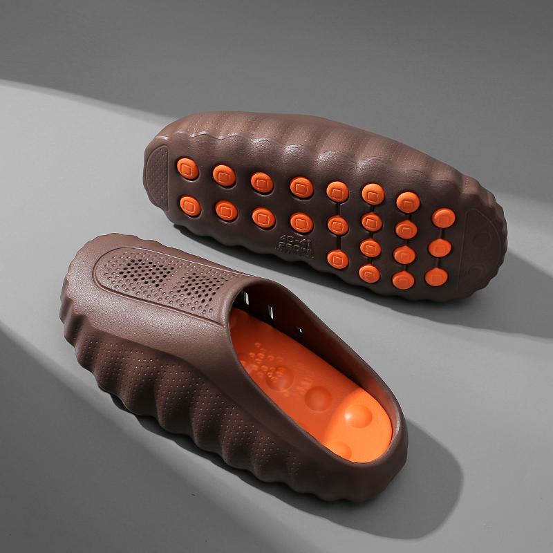 Nuevas Pantuflas para Mujer de Exterior Suaves con Suela Gruesa Chanclas Sandalias Transpirables para Hombre Antideslizantes Pantuflas de Baño Sandalias de Playa de Verano