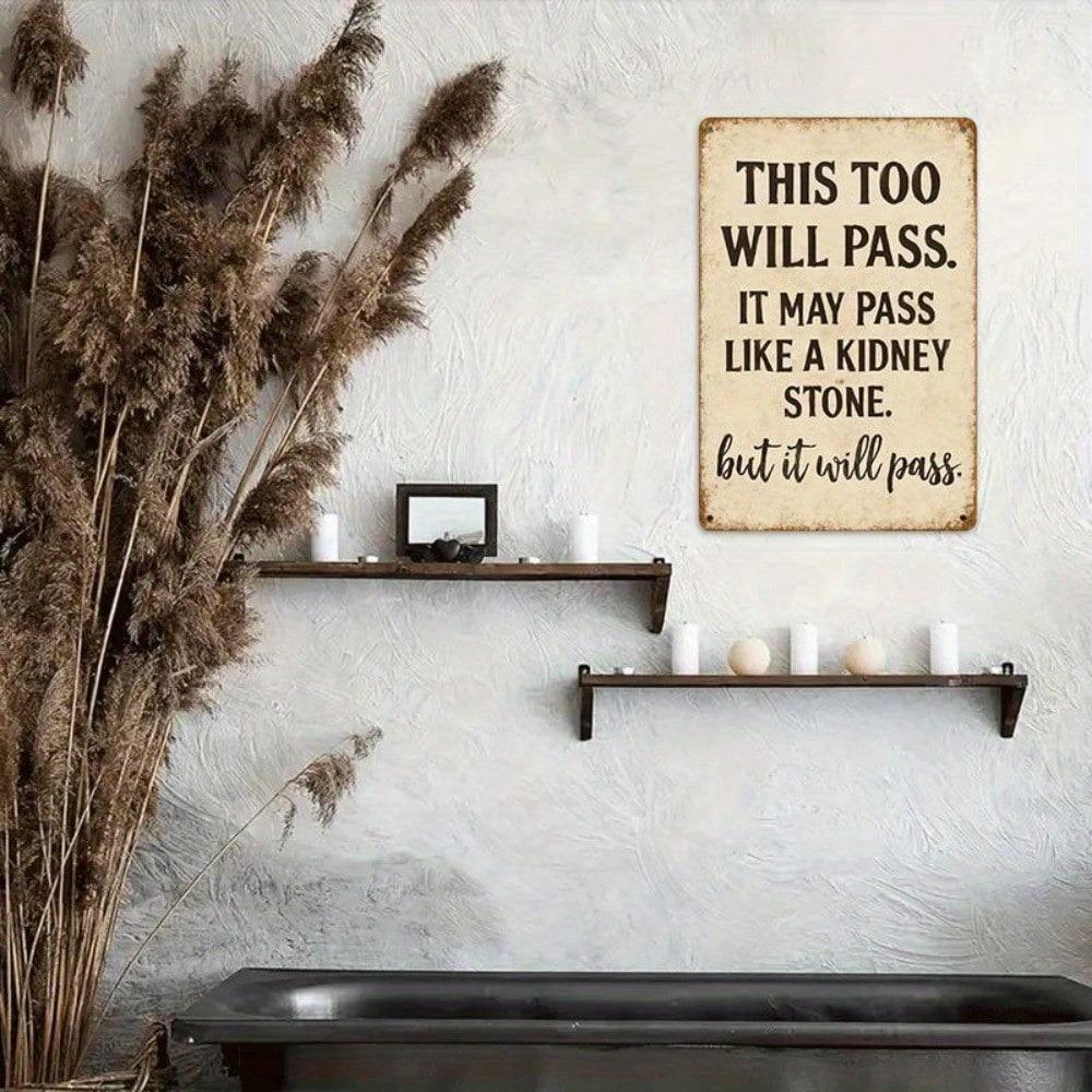 Funny Tin Sign Metal Wall Art Home Decor Novelty Gift for Bar Cafe Garage