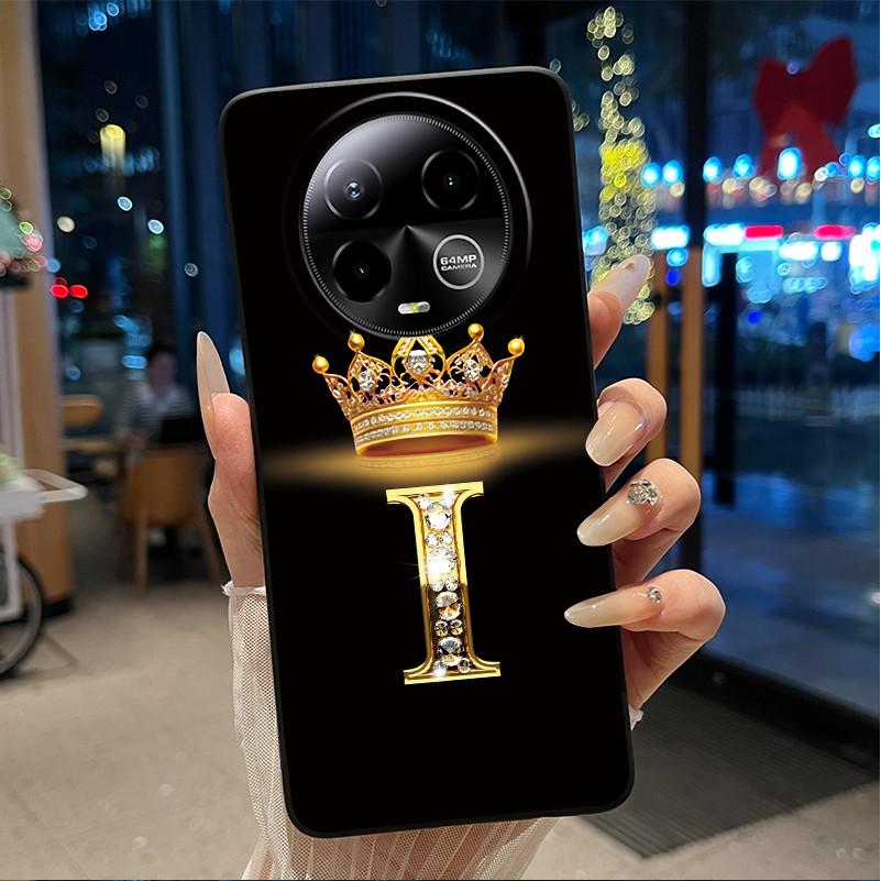 Black Case For BLU Bold K50 Soft Silicone Shockproof Protective Casing For BLU Bold K50 New Luxurious Crown Letter Back Cover
