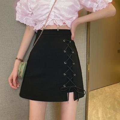 New Black A-Line High Waist Skirts for Women and Girls - Spring & Summer Design