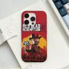 Red Dead Redemption RDR 2 Phone Case For iPhone 17 16 15 11 12 13 14 Pro Max Soft Corrugated Silicone Cover Case
