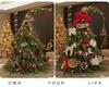 Pure PE Simulation Noble Fir Tree Desktop Ornament for High-End Restaurant and Hotel Christmas Decorations