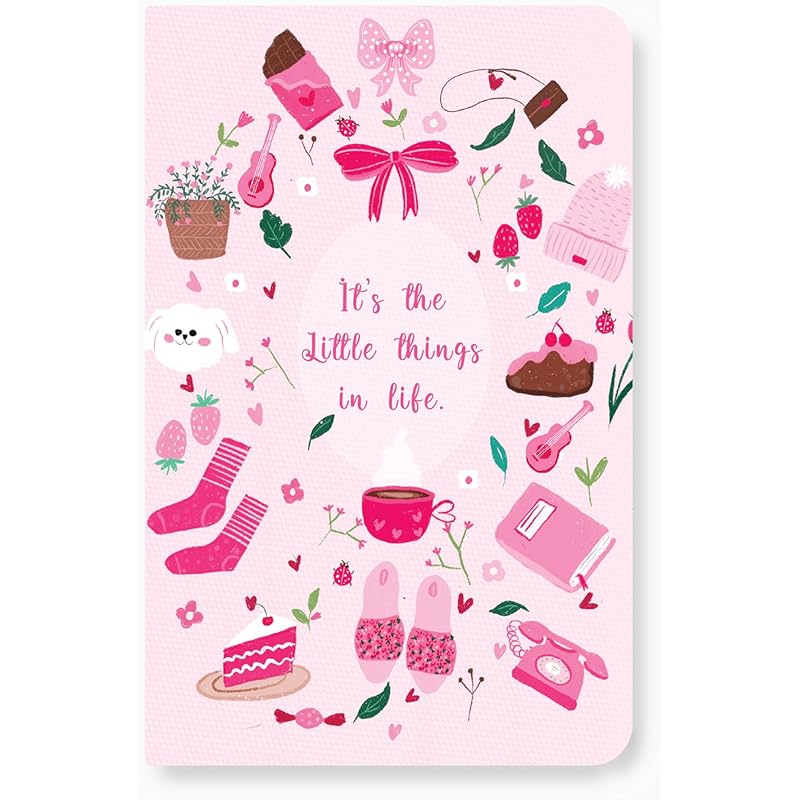 Factor Notes A5 Notebook: Ruled | 90 Gsm | 160 Pages(Its The Little Things In Life)