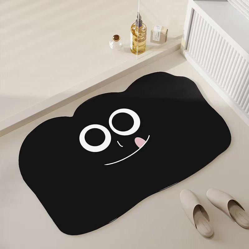 Bathroom absorbent diatom mud toilet  doormat toilet toilet floor mat toilet carpet
