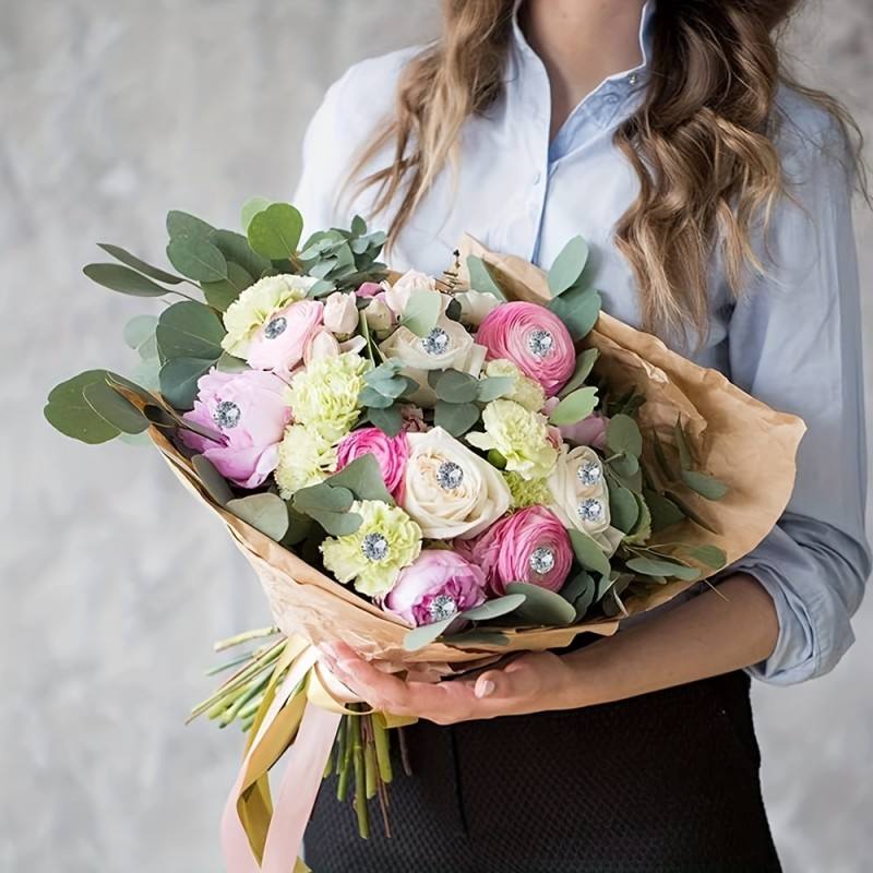 50/100 Stück Diamantkopf Positionierungsnadeln Stich Nähnadeln Gerade Stecknadeln zum Drücken für DIY Basteln Nähwerkzeug Zubehör