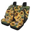 Universal Car Seat Covers Full Set Digital Print Abstract Patterns Waterproof Airbag Compatible Front Rear Seat Protectors for Most Vehicles