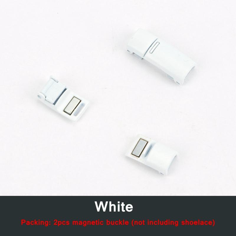 Matte Metal Shoelace Magnetic buckle Shoelaces magnetic Lock 28colors Shoes Accessories Sneaker Kits Metal Laces Buckle