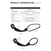ROCKBROS Bicycle Rear View Mirror HD Motorcycle Scooter MTB Handlebar Rearview Mirror 360° Adjustable Cycling Bike Accessories