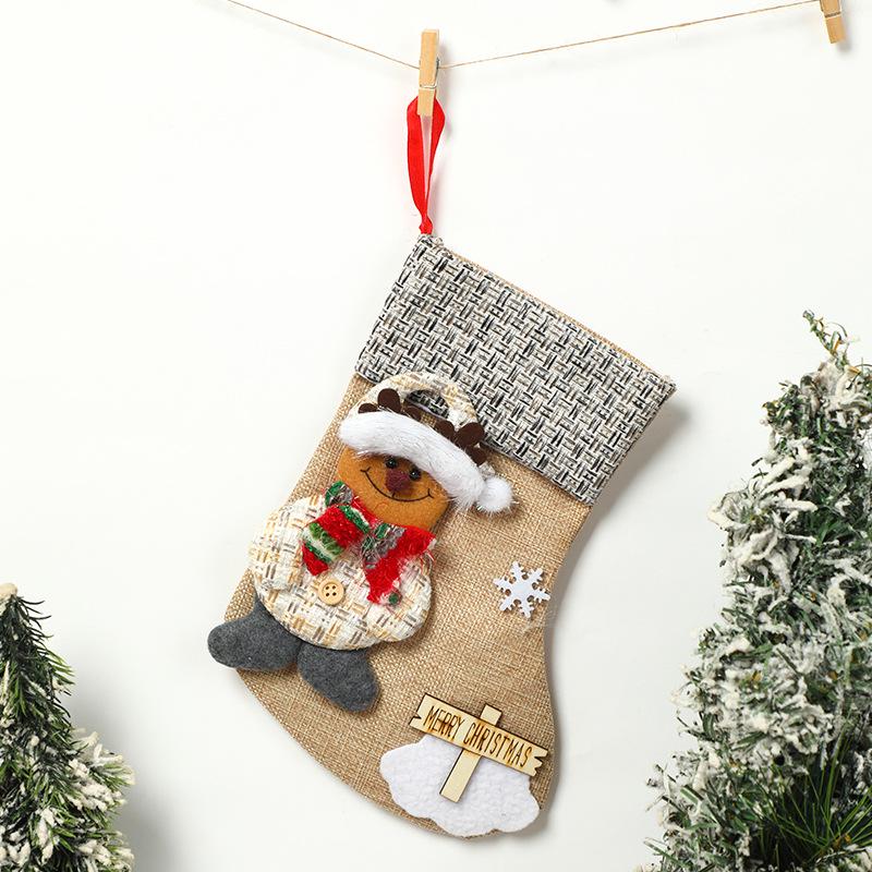 Christmas Stocking Gift Bag – Candy & Ornament Holder for Tree Decorations