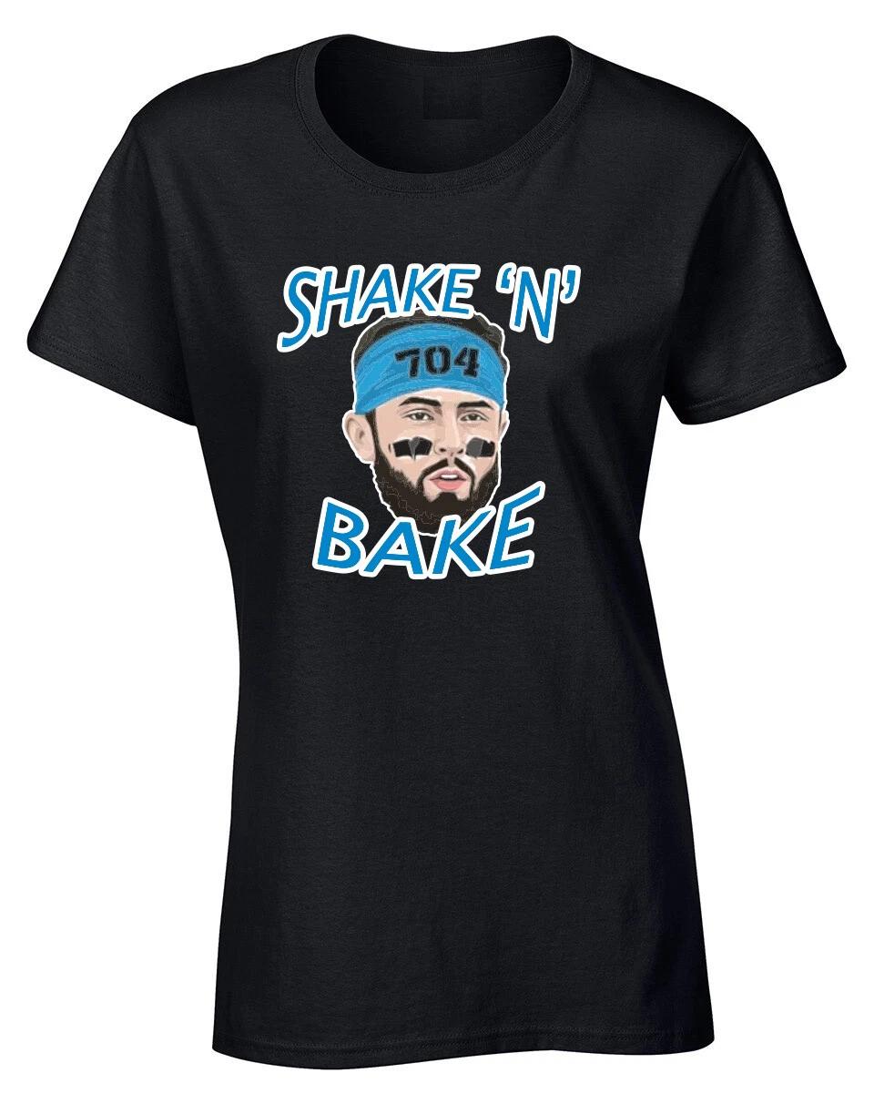 Carolina Panthers Baker Mayfield Shake N Bake Women s T-Shirt XXXL