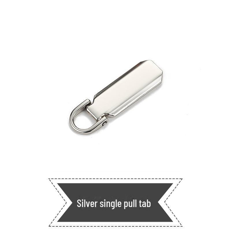 Tool-Free Removable and Replaceable Luggage Wallet Zipper Puller Pendant