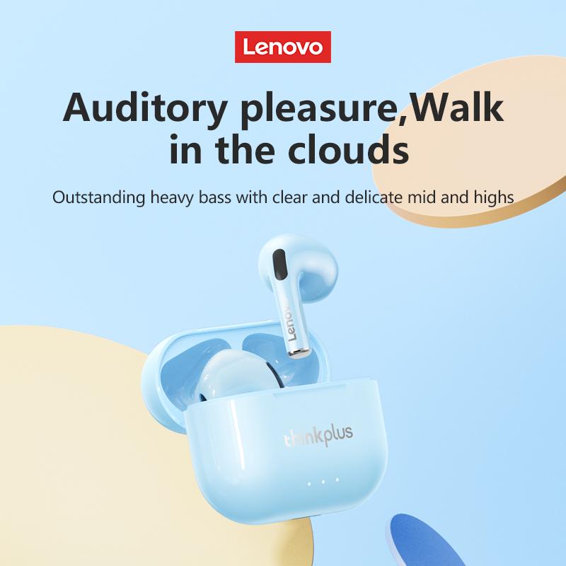 Lenovo LP40 II Bluetooth Earphones Wireless Headset Noise Reduction Headphones 230mAh HiFi Stereo Sports Earbuds With Mic
