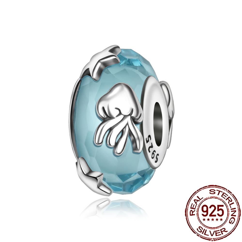 New Designer Charms Copper Colorful Murano Glass Beads Suitable For Genuine Fashion Bracelet Necklace Diy Jewelry