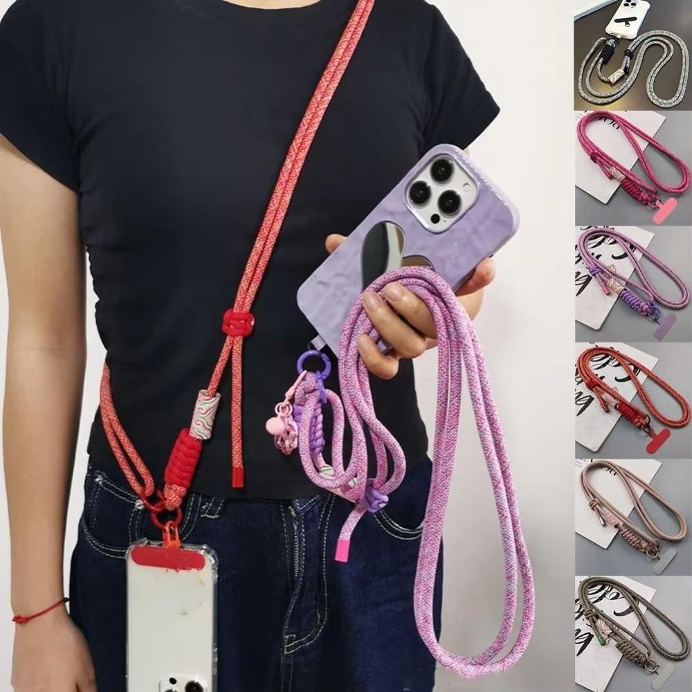 Adjustable Phone Lanyard Neck Rope Phone Case Chain Straps New Hanging Cord  Phone Accessories