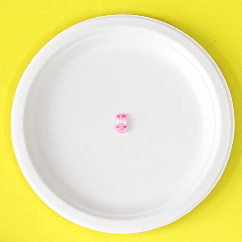 Durable 7" & 9" Hand-Painted Disposable Paper Plates for Birthdays and Dinners