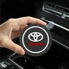 Toyota 2026 New Hub Caps Car Coaster Water Cup Bottle Holder Anti-slip Pad Mat Silica Gel Waterproof Toyota  Car Sticker