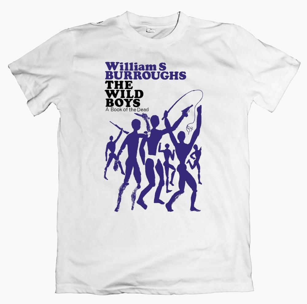 William burroughs wild boys tshirt beat generation book tee unisex xs2xl S