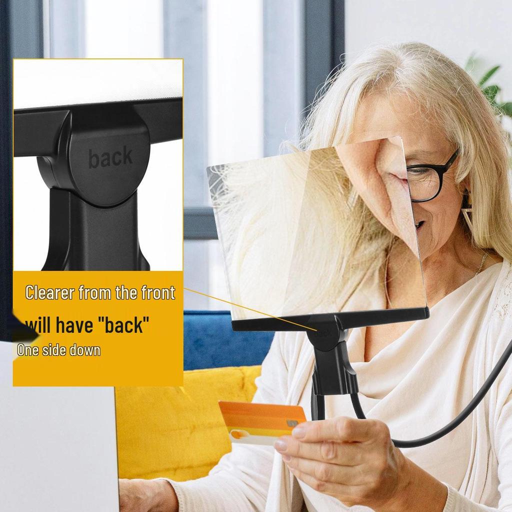 Lightweight, Hands-Free Magnifying Glass for Seniors - Clear, Undistorted Viewing for Reading Books & Newspapers, Neck Hanging Design.