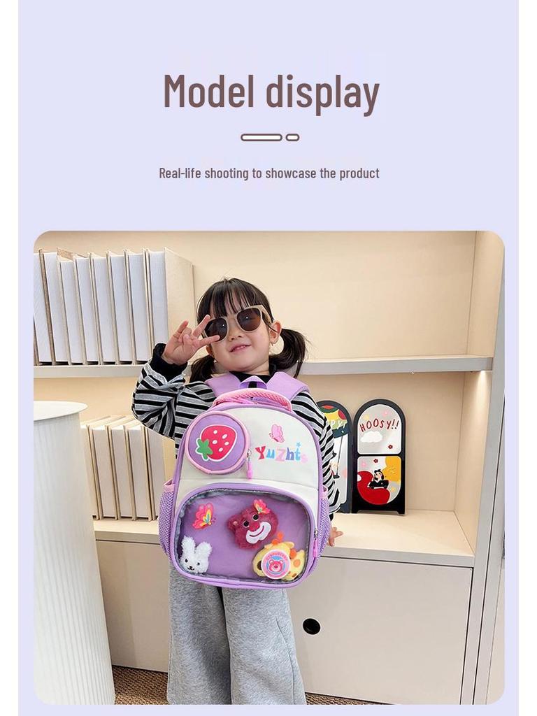 Księżniczka Plecak Kreskówkowy: Duża, Wartościowa Torba Przedszkolna dla Dziewczynek, Nowy Styl 2025