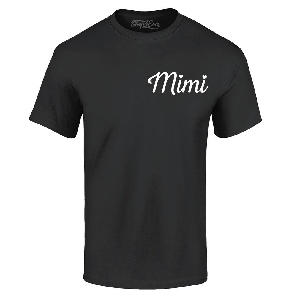 

Mimi Grandma Pocket Size T-shirt Gma Mothers Mum Mama Day Cute Sweet Gift Shirts M