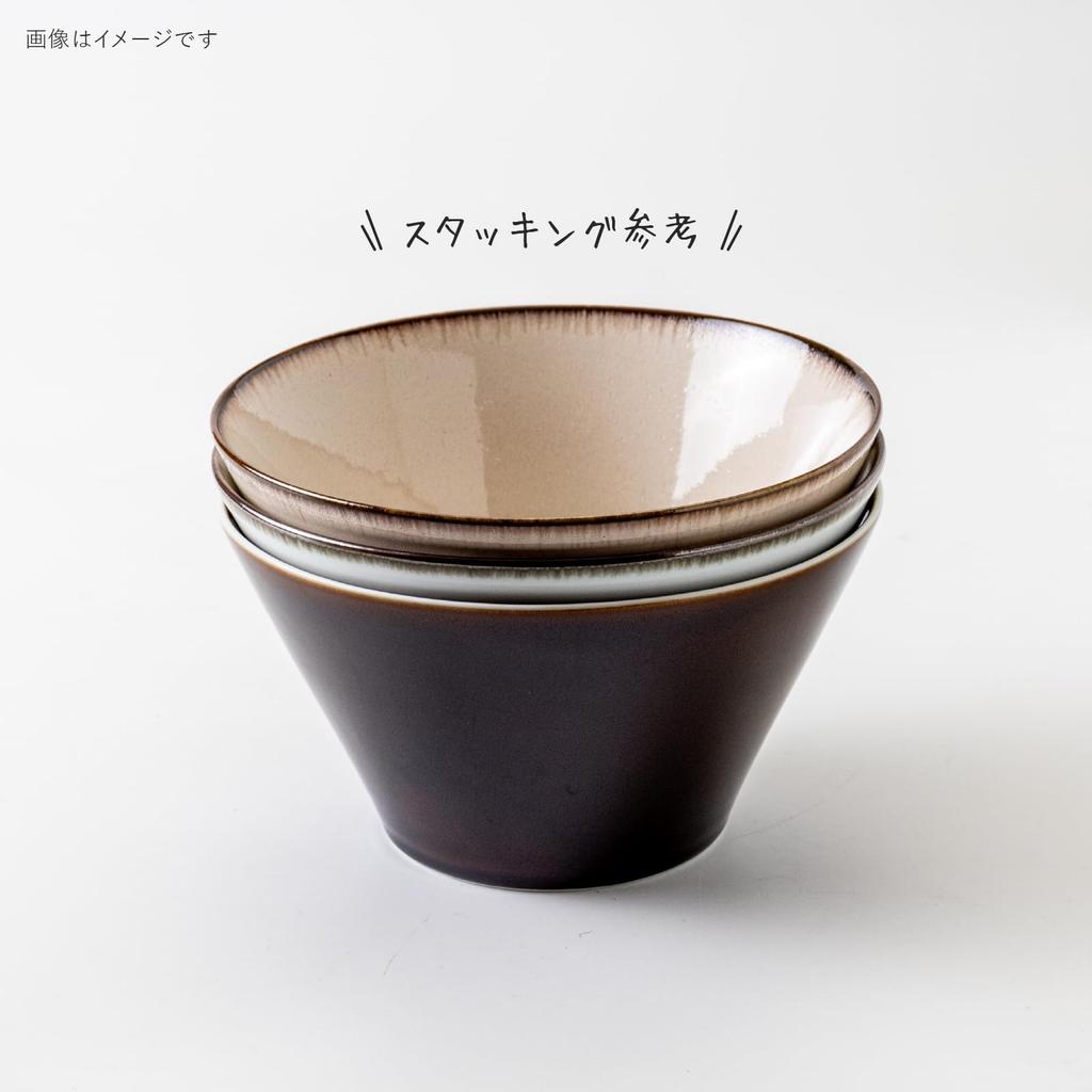 Bol Solo 175 Minoru Pottery, Alb Murdar