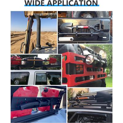 Handle Keeper for Mounting Tools Equipment Shovel Holder Mount Offroad ATV UTV Truck Accessories Trailer RV Boat Accessories