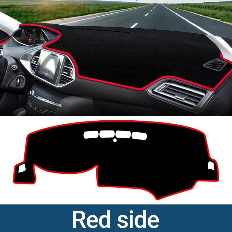 

Для Peugeot 308 GT SW T9 II MK2 GTi 2014-крышка на приборную панель автомобиля, коврик для приборной панели, солнцезащитный козырек, защита для ковра Red Side