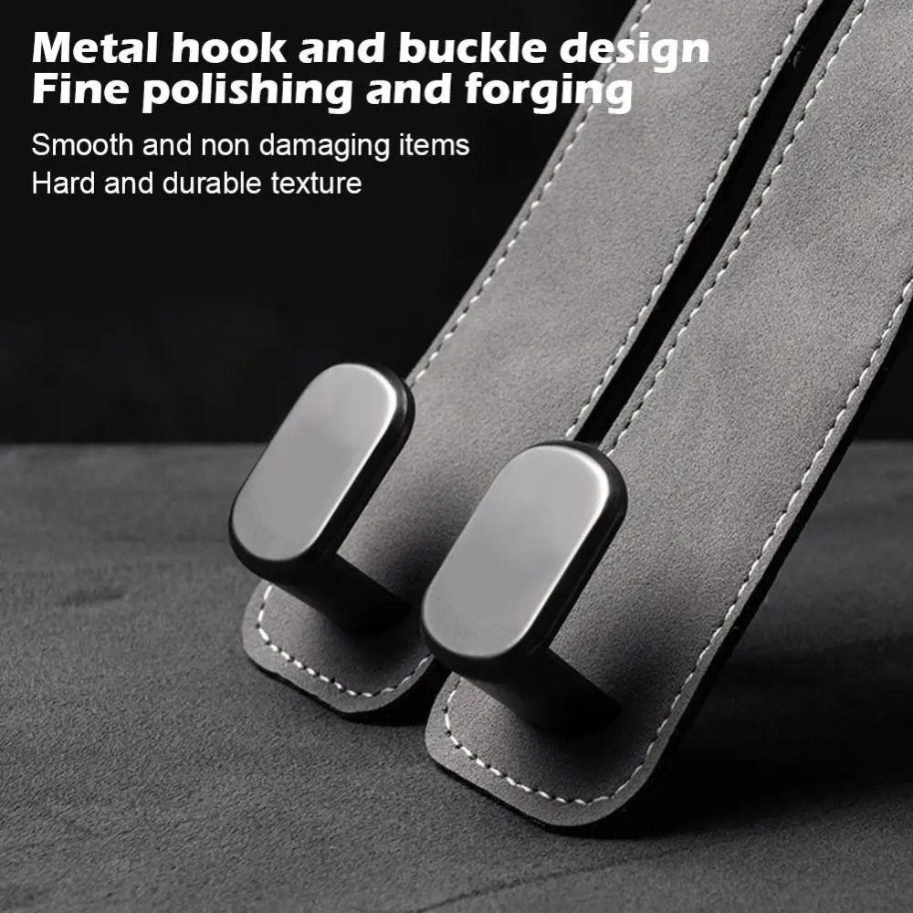 1/2Pcs High End Car Seat Back Hook Double Hook Car Rear Front Seat Hanger  Car Accessories