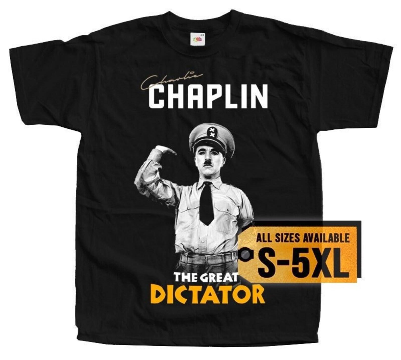 Charlie Chaplin V13 Poster Men T-Shirt all sizes S-5XL S