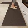 Kitchen Mat Non Slip Waterproof TPE Foam Rug Dark Brown Anti Fatigue Floor Mats for Kitchen
