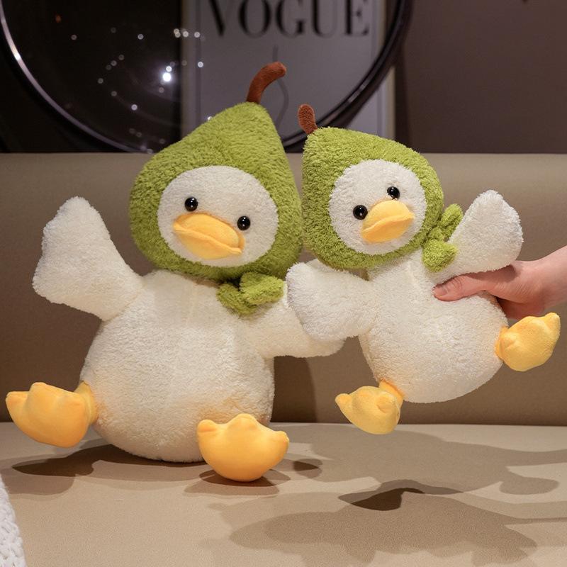 Cute Cute Funny Duck Pear Doll Cute Little Duck Plush Toy Doll Children's Pillow Doll Holiday Gift