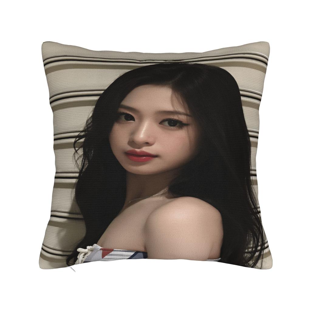 Korean singer A-Ahyeon Pillow Case Soft Pillow Cover For Living Room Bed Chair Funny Pillowcases