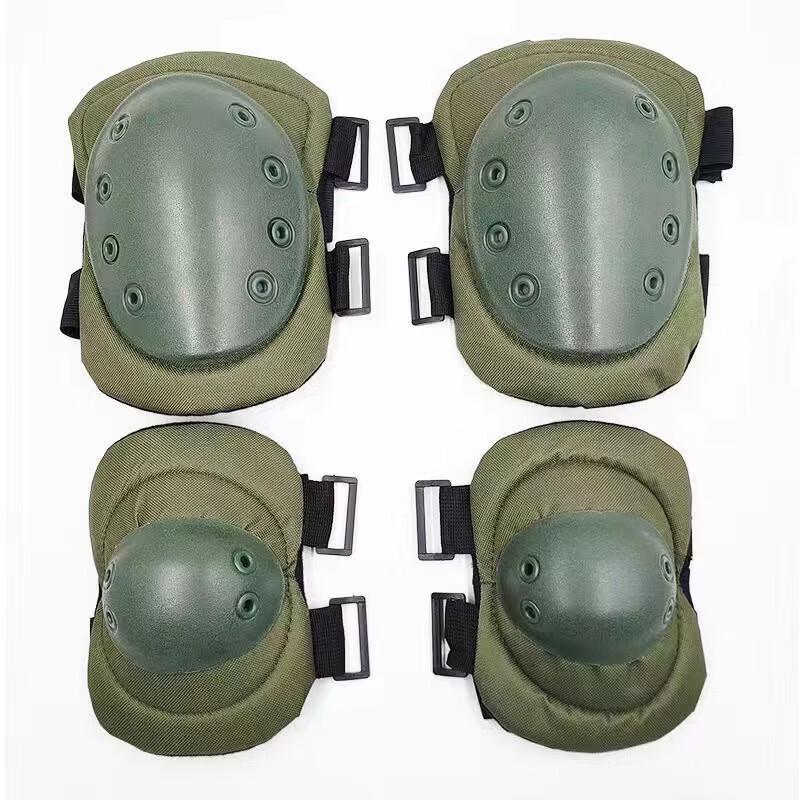 TULXcs Black Hawk Tactical Knee and Elbow Pad 4-Piece Set