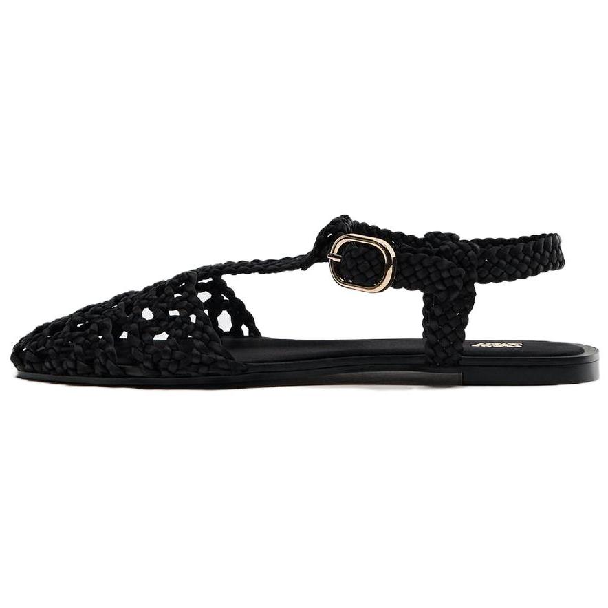 

Zara Minimalist Versatile Roman Sandals Women sandals Black 12576310800 38
