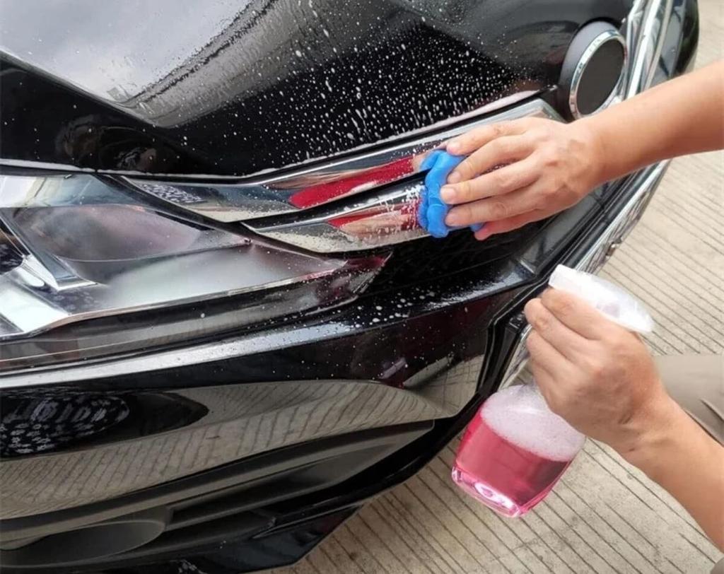 Iron dusting clay clay car wash DIY