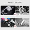 2025 Hot 3 In 1 Micro USB Type C Charging Cable Multi Charger For Volkswagen GTI Golf Tiguan Jetta Transporter Passat Polo T-Cro