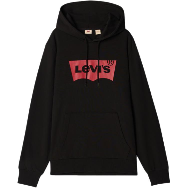 

Levis Удобное трикотажное худи с логотипом-буквой, повседневная толстовка с длинным рукавом, мужские худи 003YT-0000 XL