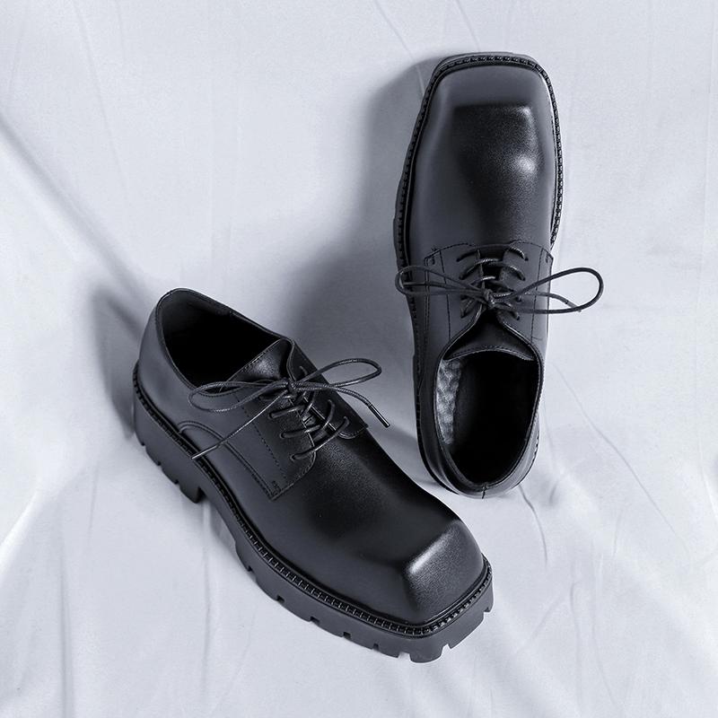 Pánské společenské boty Osobnostní trend Paty Kožené Svatební boty Pánské ploché kožené Oxfords Společenské boty